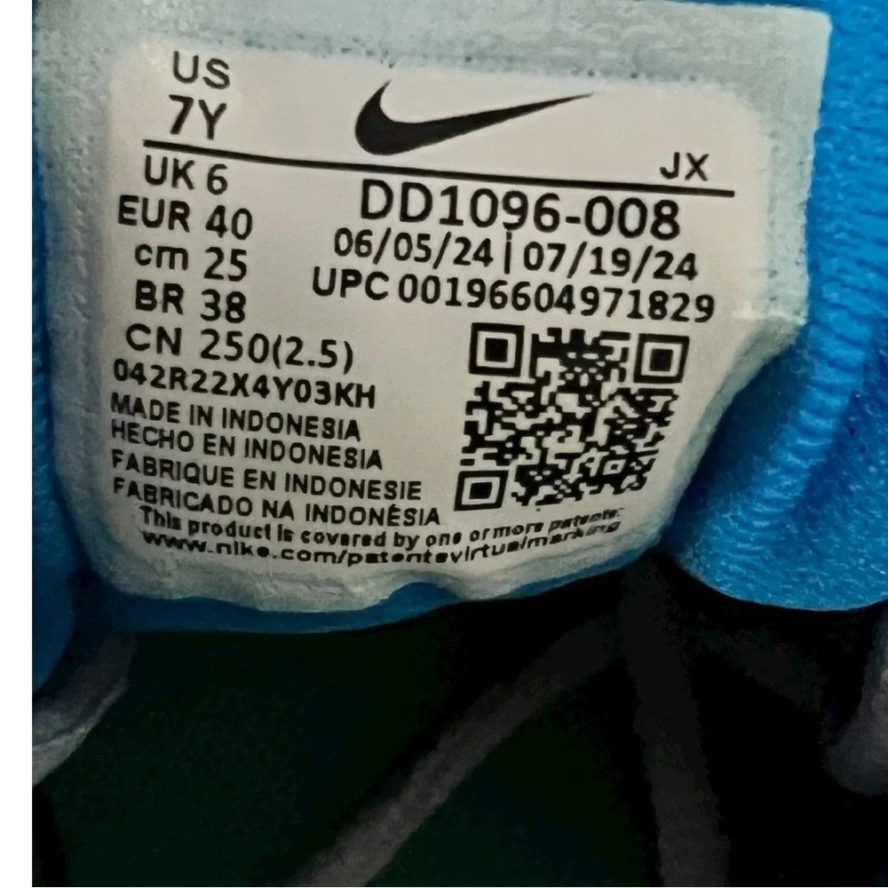 Nike Revolution 6 NN (GS) Cool Grey and Photo Blue Running Shoes New no box - Picture 11 of 12
